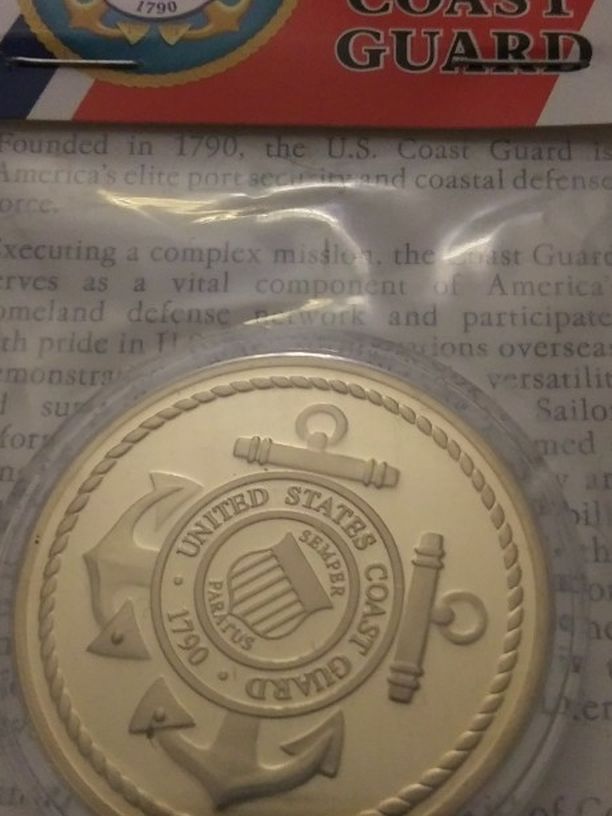 NEW COAST GAURD COIN