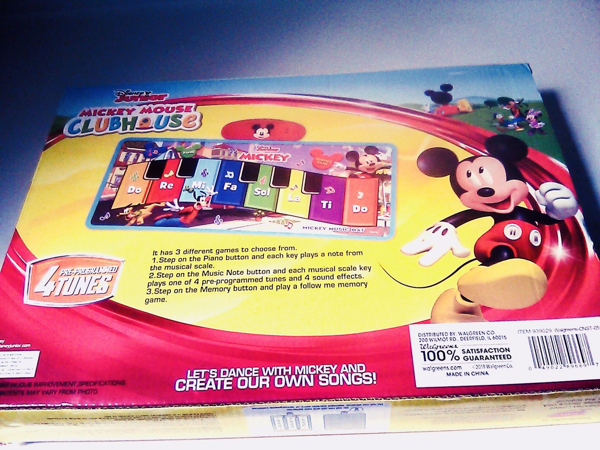 Mickey Mouse Mat Memory Game