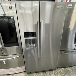 Kitchen Aid Side By Side In Stainless Steel Used 