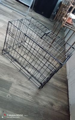 folding metal wire animal crate