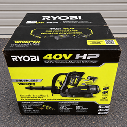 RYOBI 40V HP Brushless 730 CFM Backpack Blower Kit – 2 Batteries + Charger