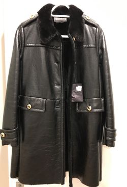 Prada coat + mink