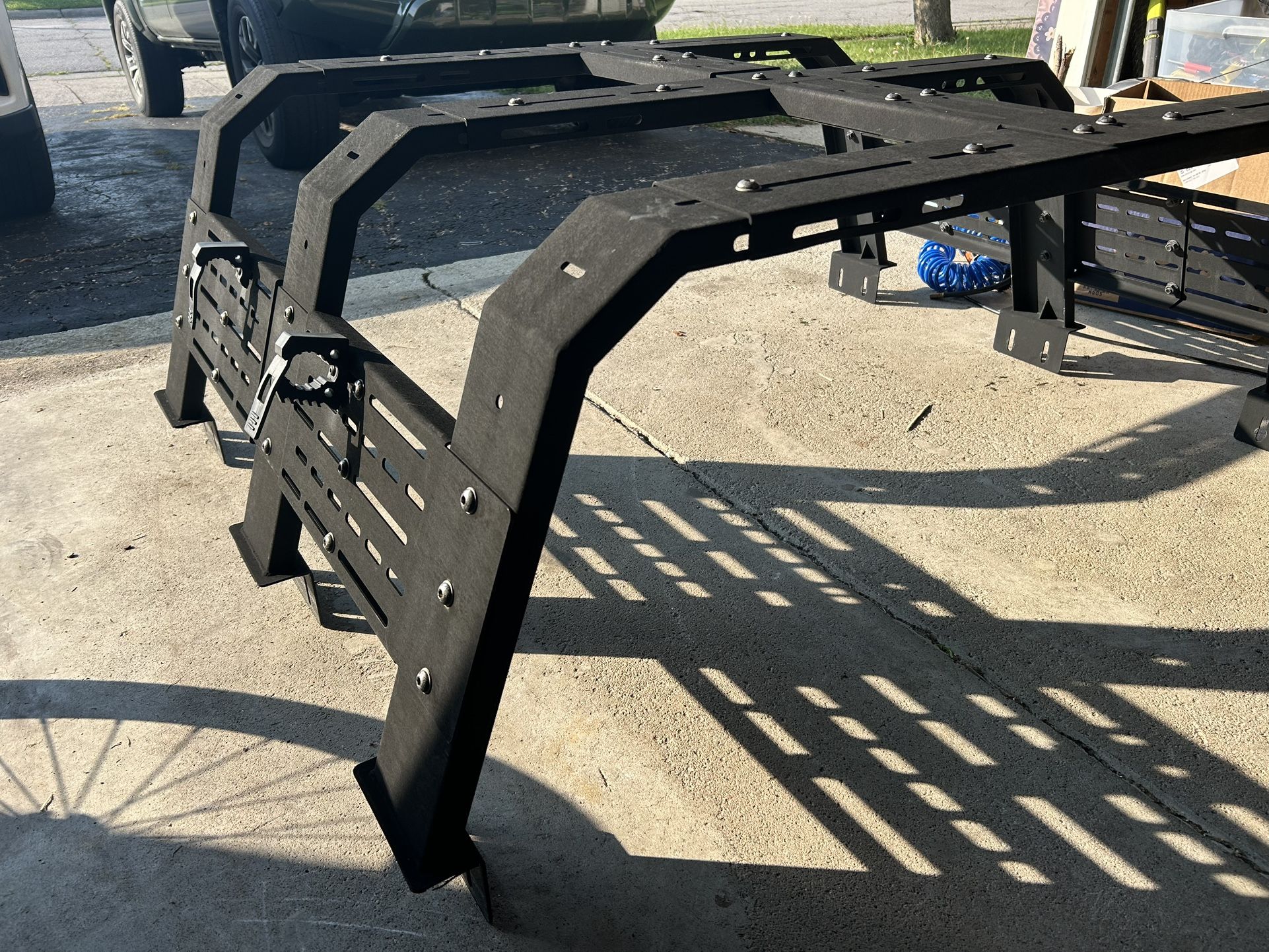 18.8" High Overland Bed Rack Fits Toyota Tacoma & Tundra 6' Bed - Hooke Road