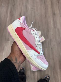 Jordan 1 low Travis tropical pink size 10