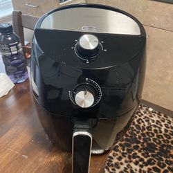 Black air fryer