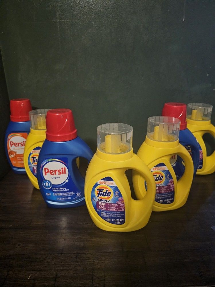 Tide And Persil Laundry Detergent 