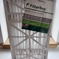 Filterbuy 16x28x6 MERV 8 HVAC Furnace Air Filter New