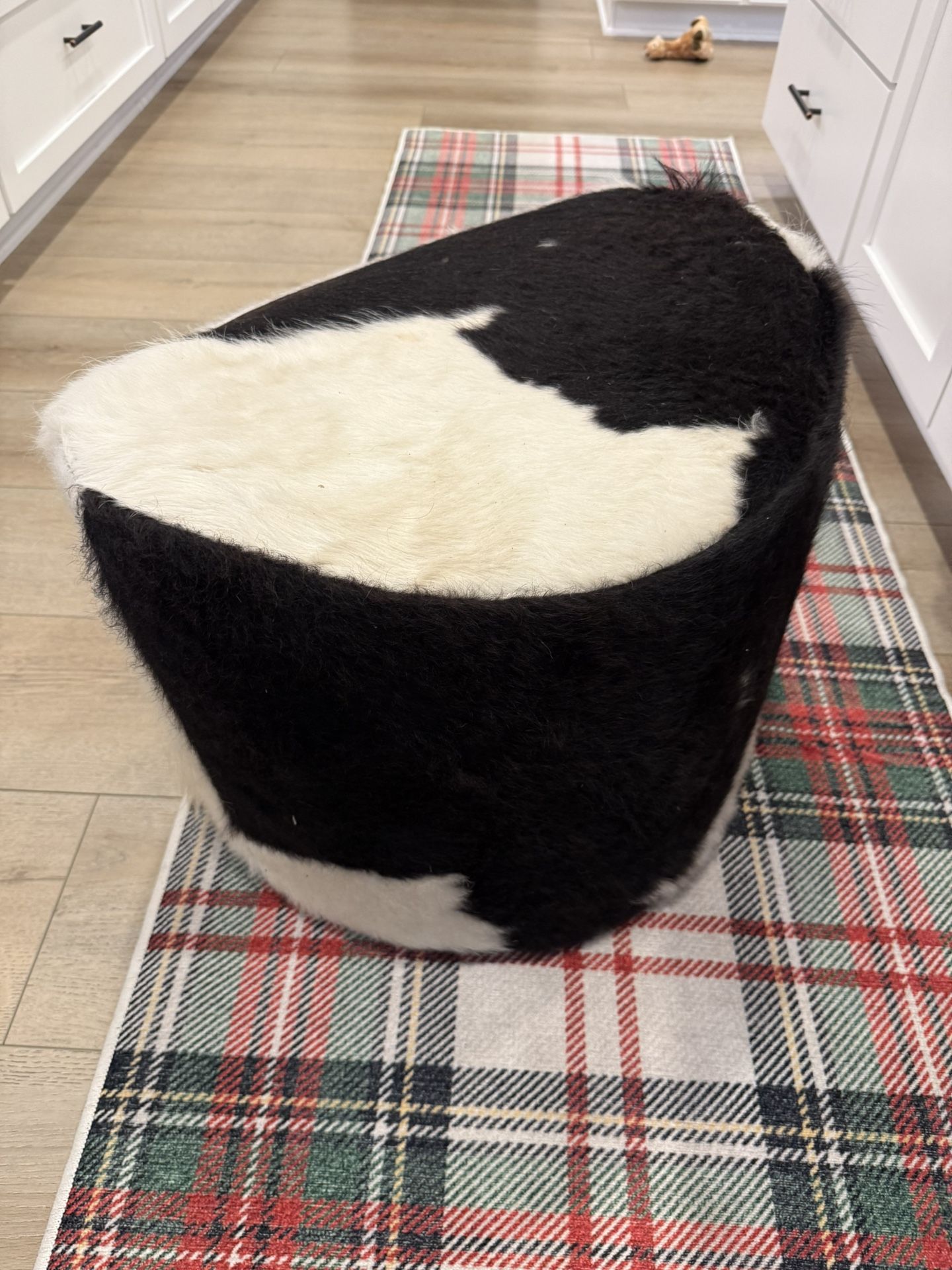 Cowhide Foot Stool