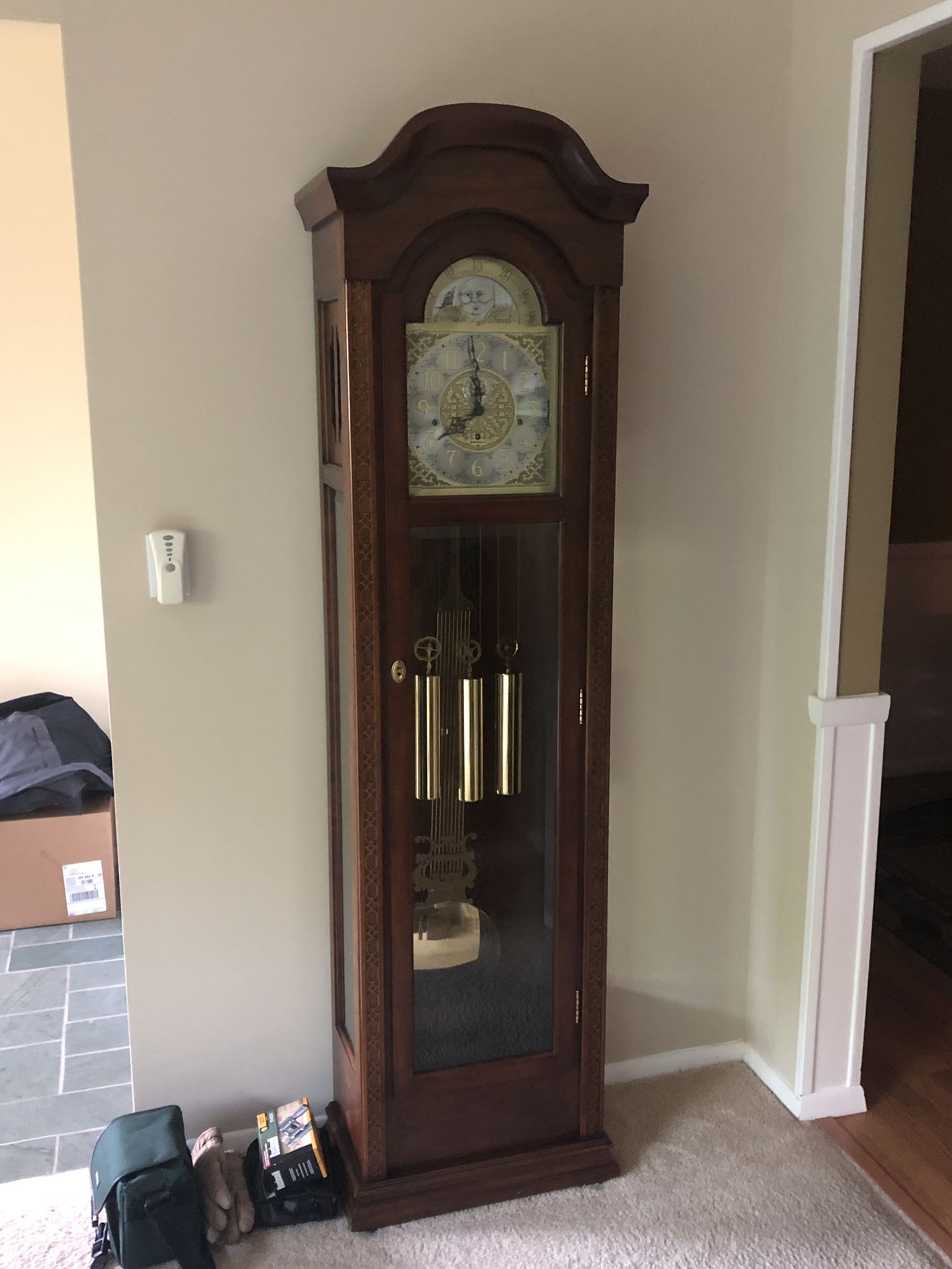 Sovereign Ltd grandfather clock
