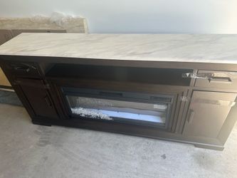 Fire place hutch