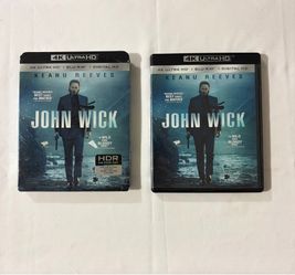 John Wick “A Wild And Bloody Ride” Ultra HD Blu-Ray Digital HD (2) Disc Set