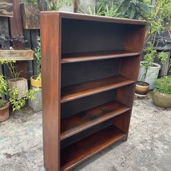 Vintage Mid Century Solid Pine Bookcase 1960’s