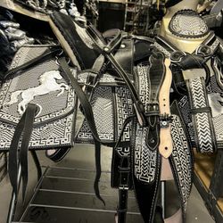 Monturas Charras Para Caballos 100% Piel 