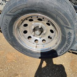 4) Chrome Steel Wheels And Tires