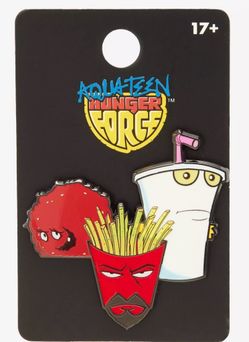 Cartoon Network Aqua Teen Hunger Force Trio Enamel Pin
