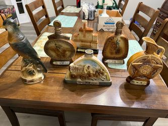 Jim Beam Collector Whiskey Decanters – Lot of 6