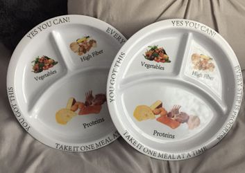Bariatric Portion Control Plates