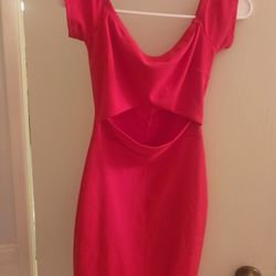 Hot Pink Dress Small
