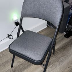 Foldable Chair In Grey