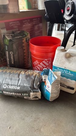 Tile Mortar & Grout Lot – VersaBond LFT + Thinset Admix