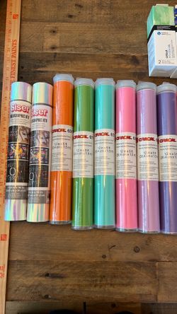 17 Roll Cricut Vinyl Bundle – Oracal 651, Siser HTV, Cricut Premium + Infusible Ink
