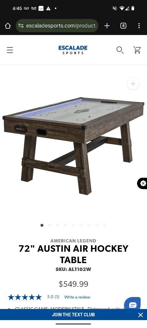 Brand new Air Hockey Table