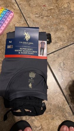 U.S. Polo Assn. Men’s Pajama Pants Sleep Set,