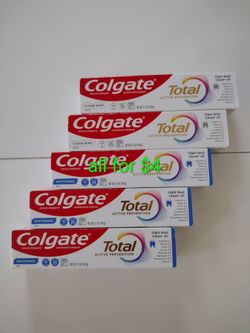 (5)  Colgate total toothpaste