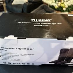 Air Compression Leg Messager With Heat. By Fit King 