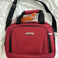 Tote Bag Travel Traveler Red Black NEW NWT Messenger Bag Purse Gift Rockland