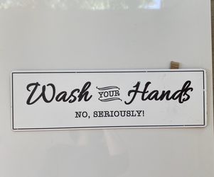 Metal sign