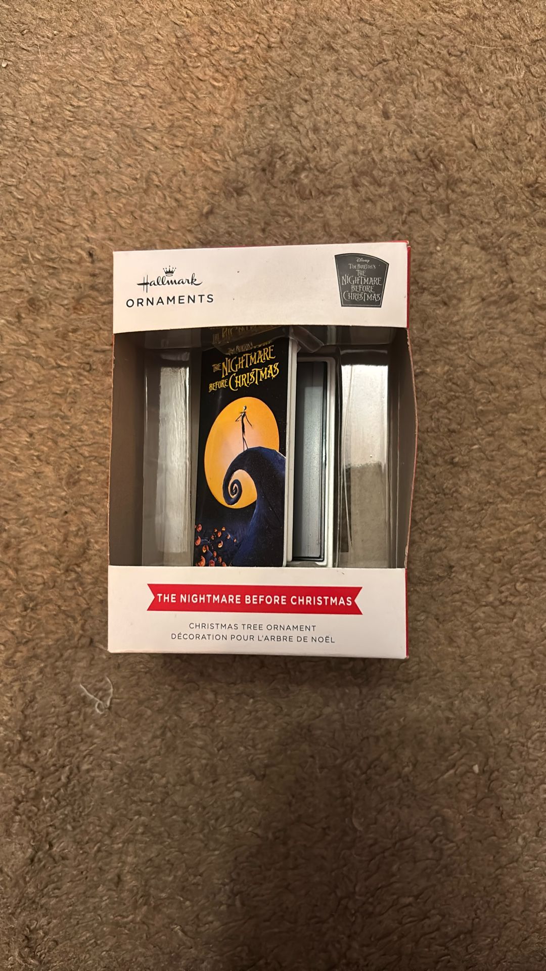 Nightmare before Christmas VHS ornament