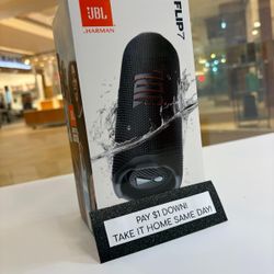 JBL Flip 7 Bluetooth Speaker New - Pay $5 today and the rest later!!