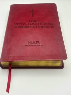New Catholic Answer Bible Librosario In Burgundy