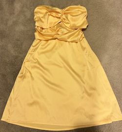 Yellow Homecoming Dress