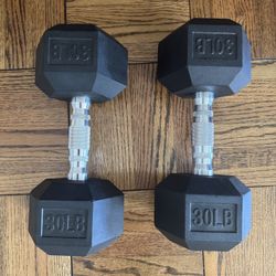 30lb dumbbell LIKE NEW
