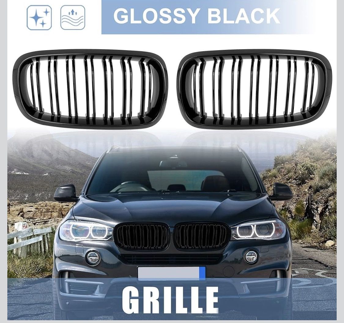 Front Grill Bumper Kidney for BMW X5 F15 2014- 2019