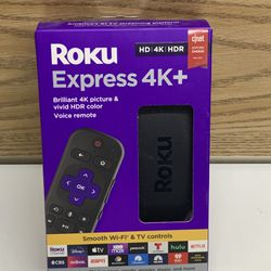 Roku Express 4K+ Streaming Media Player w/Voice Remote 3941R2