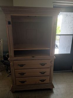 Armoir  with Tv. shelf. 3 draws