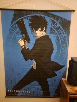 "Psycho Pass" Shinya Kogami Wall Scroll (33" x 44")