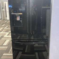 Black Counter Depth Samsung French Door Fridge 