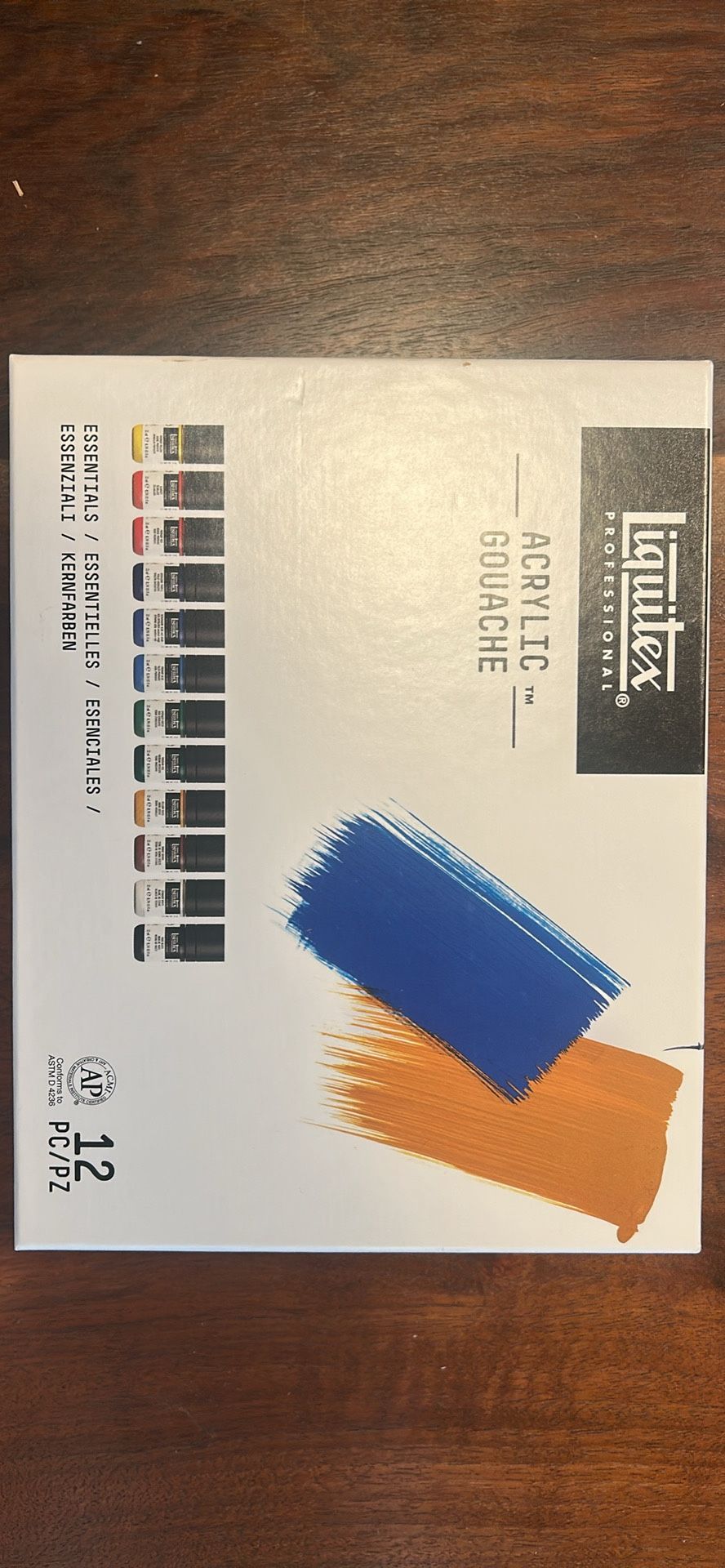 Liquitex acrylic paint set
