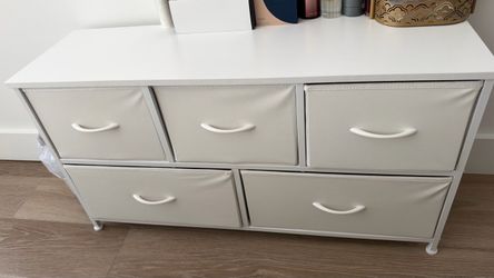 5-Drawer Fabric Storage Dresser Organizer