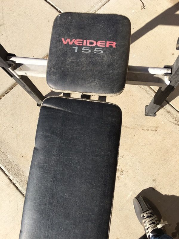 Weider 155 weight bench sale