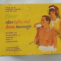 Vintage Oster Duo Infra- red heat massage 