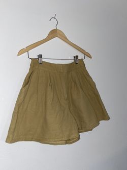 Linen High waisted Shorts 