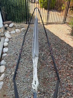 Grand Trunk Hammock with Freestanding Metal Stand