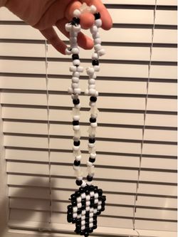Ghost face necklace