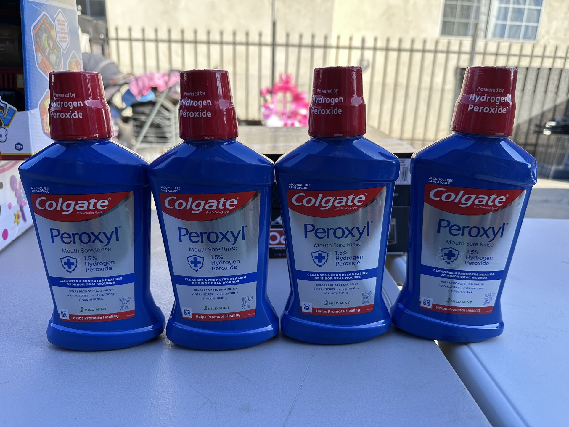 Colgate Peroxyl Mouth Sore Rinse Mild Mint - 16.9 fl oz