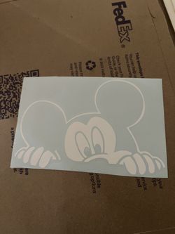 Disney Mickey Mouse car window decal